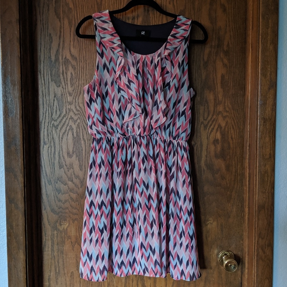 Iz Byer Chiffon Sleeveless Dress